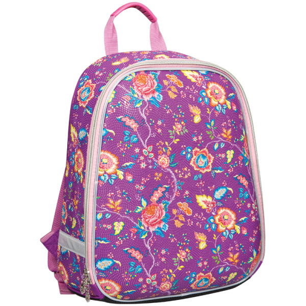 Ранец Berlingo 'Purple bubbles', 37х27х15 см., 1 отделение, анатомич. спинка, RU038031