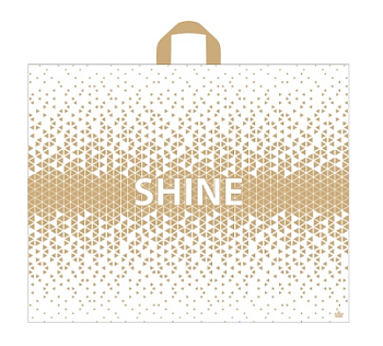 Пакет ПЭ с петлевой ручкой 70х55+6см (55) (Золотое сечение), ПТЛ61423